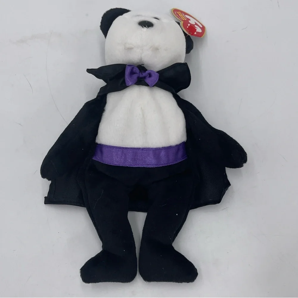 Set of Three Beanie Babies Bears Halloween & October Month